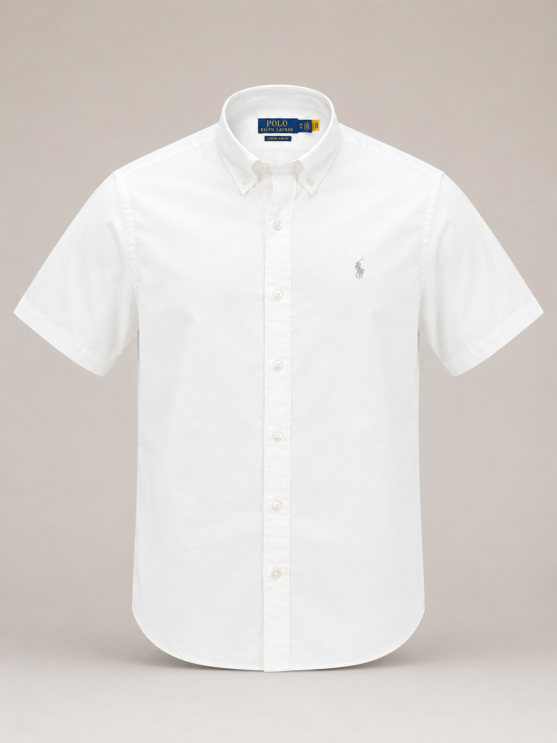 R_L Classic Ivory Oxford Shirt
