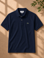 LA Coste French Navy Polo T-Shirt