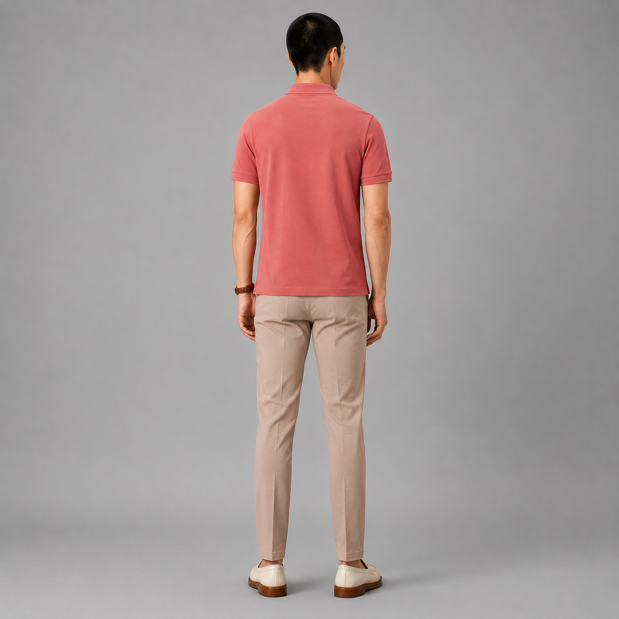 LA Coste Sunset Coral Polo T-Shirt