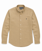 RL Polo Linen Blend Camel Sand Shirt