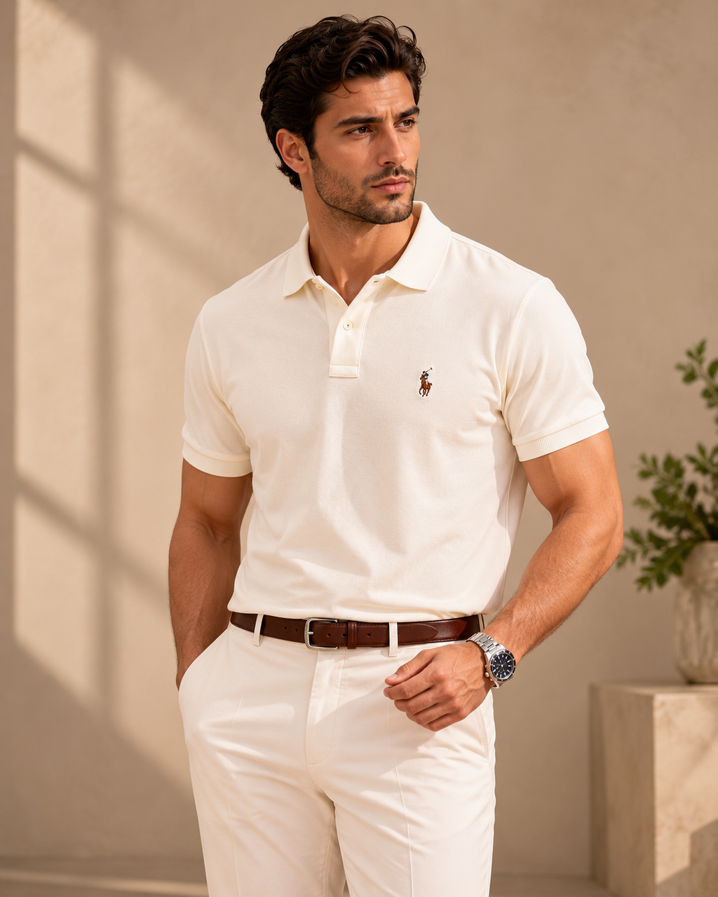 RL Polo Soft Ivory T-Shirt
