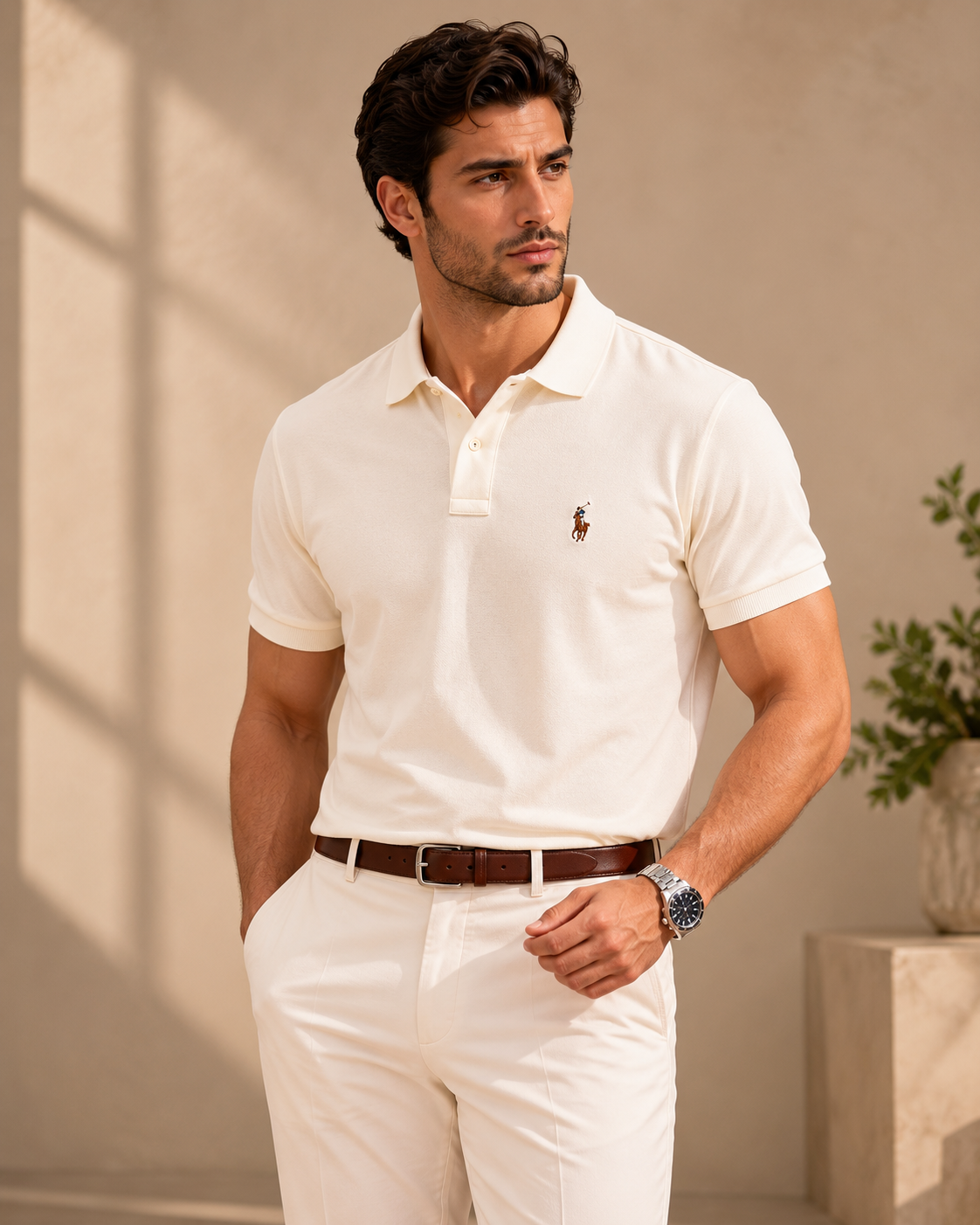 RL Polo Soft Ivory T-Shirt
