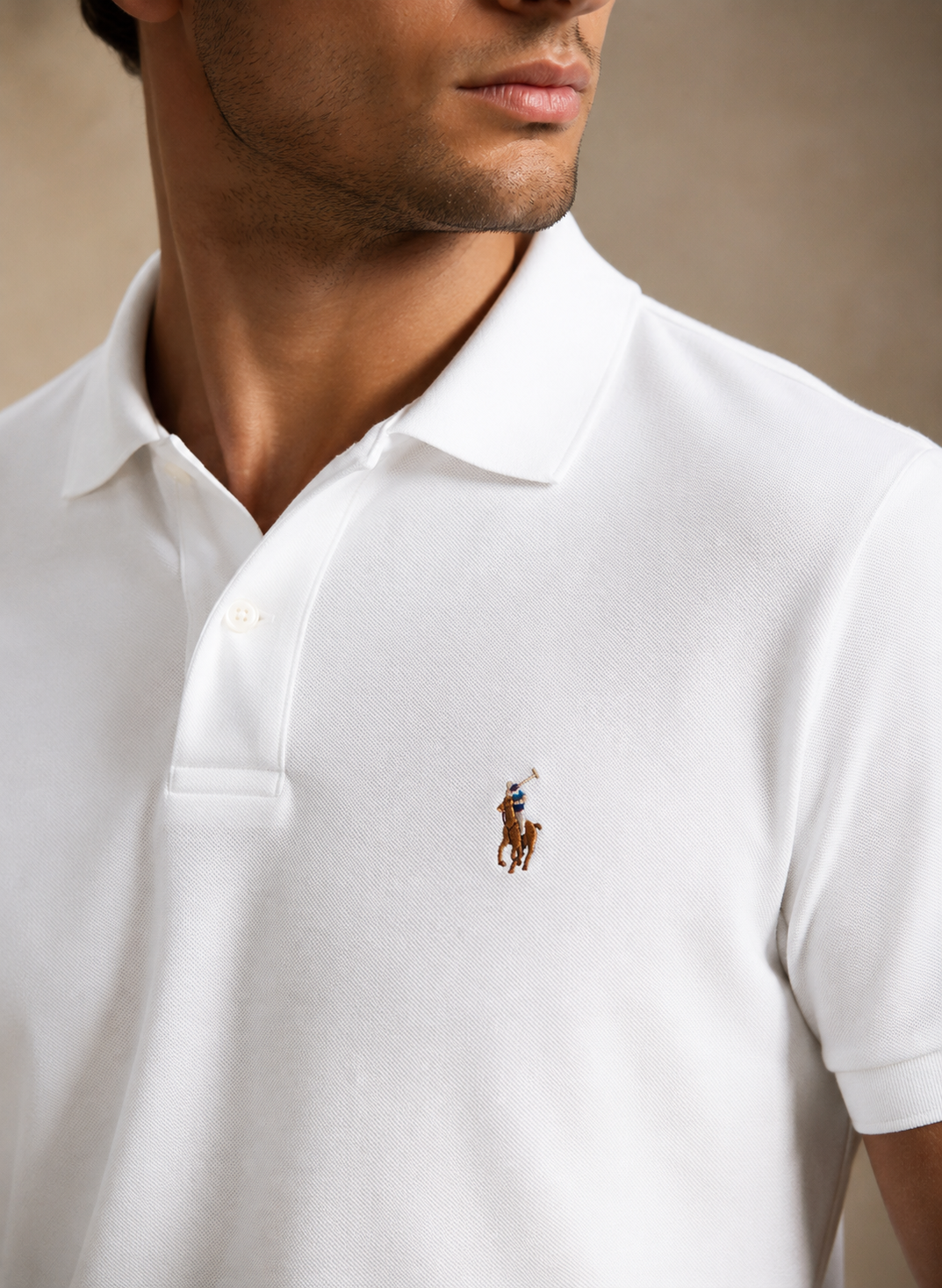 RL Polo Ivory White T-Shirt