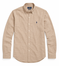 RL Polo Linen Blend Sandstone Khaki Shirt