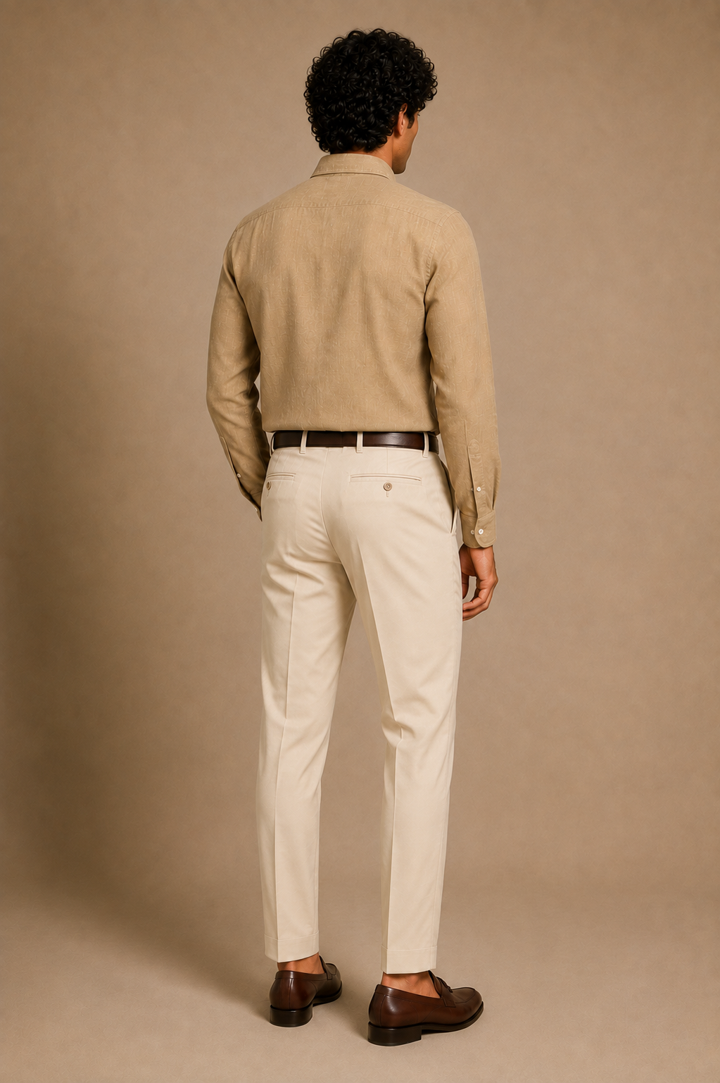 RL Polo Linen Blend Camel Sand Shirt