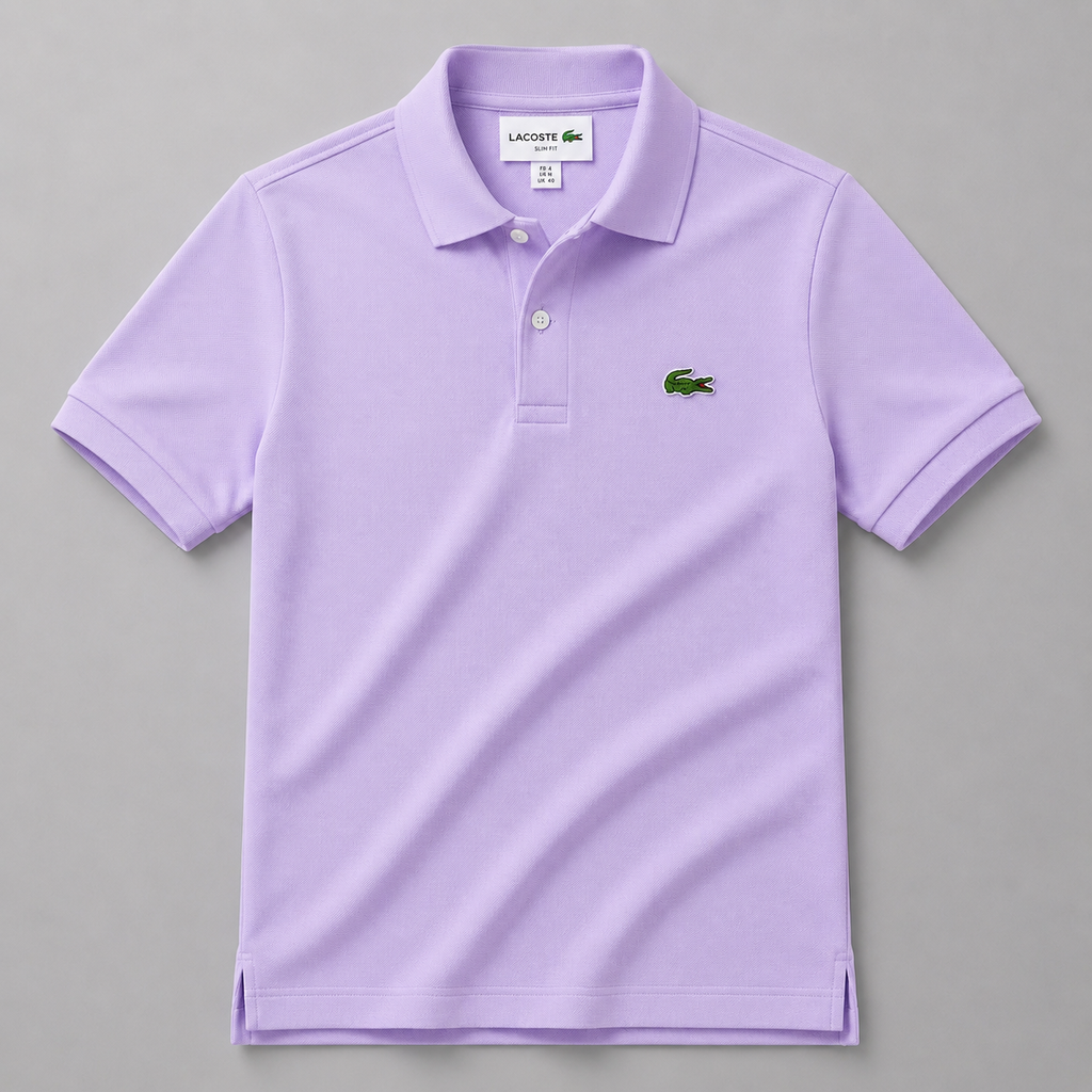 LA Coste Lilac Bloom Polo T-Shirt
