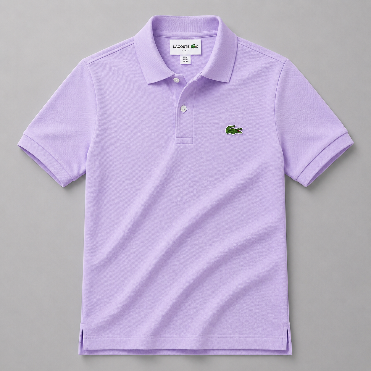 LA Coste Lilac Bloom Polo T-Shirt