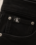 Tailored Slim Fit CK Jet Black Jeans