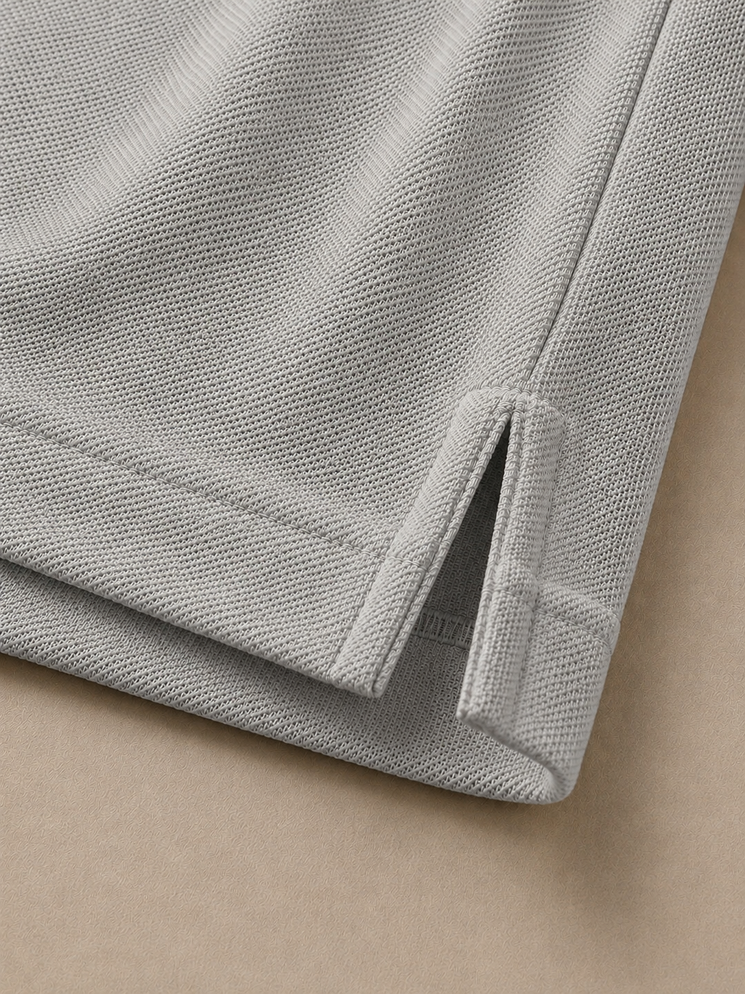 LA Coste Cement Grey Polo T-Shirt