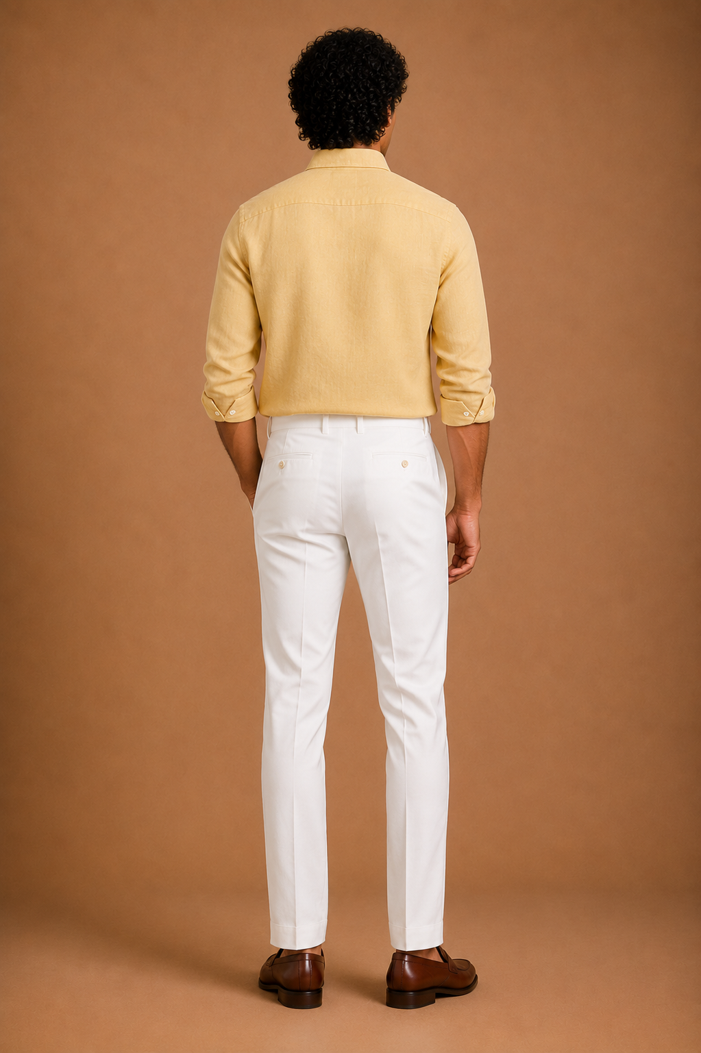 RL Polo Linen Blend Warm Oatmeal Shirt