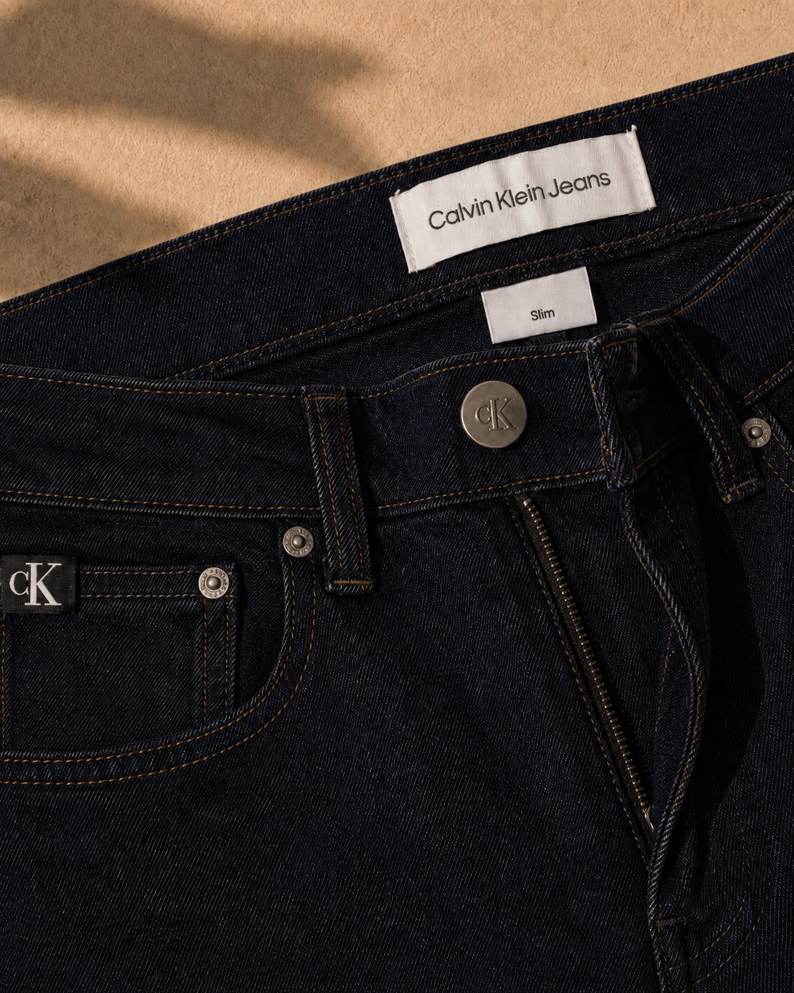 C_K Orignial Raw Wash Navy Jeans