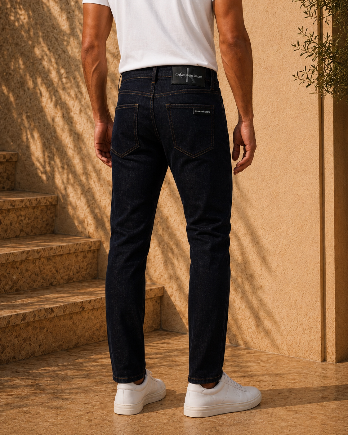 C_K Orignial Raw Wash Navy Jeans