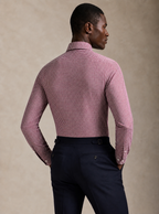 RL Custom Fit Gingham Oxford Shirt Maroon