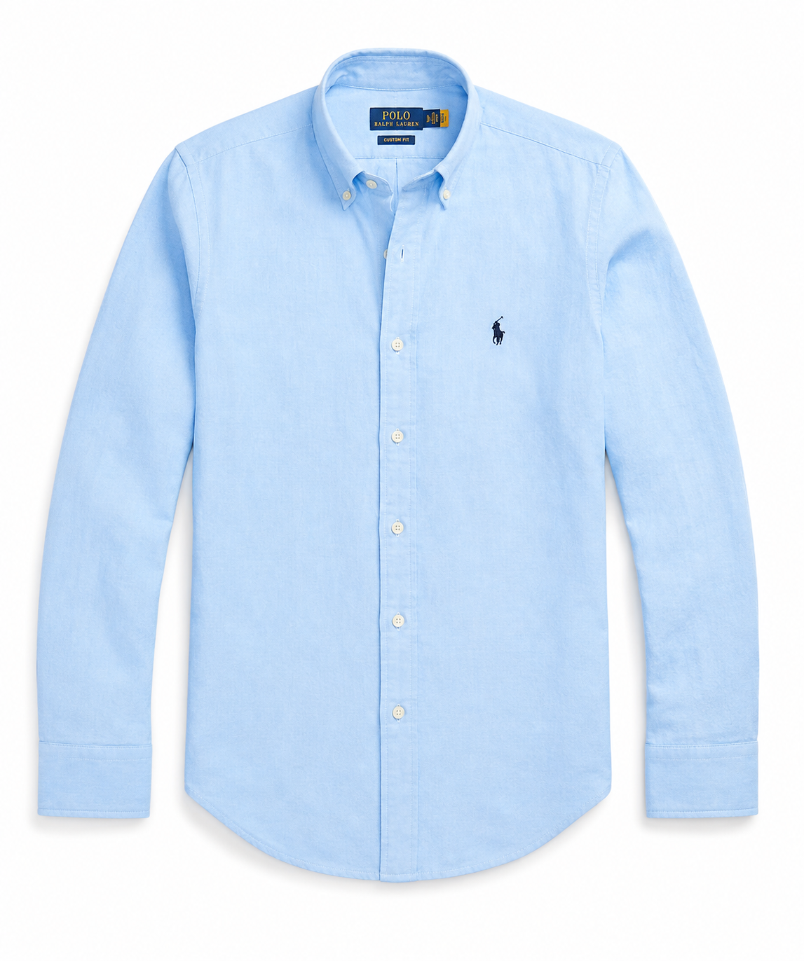 RL Polo Linen Blend Powder Blue Shirt