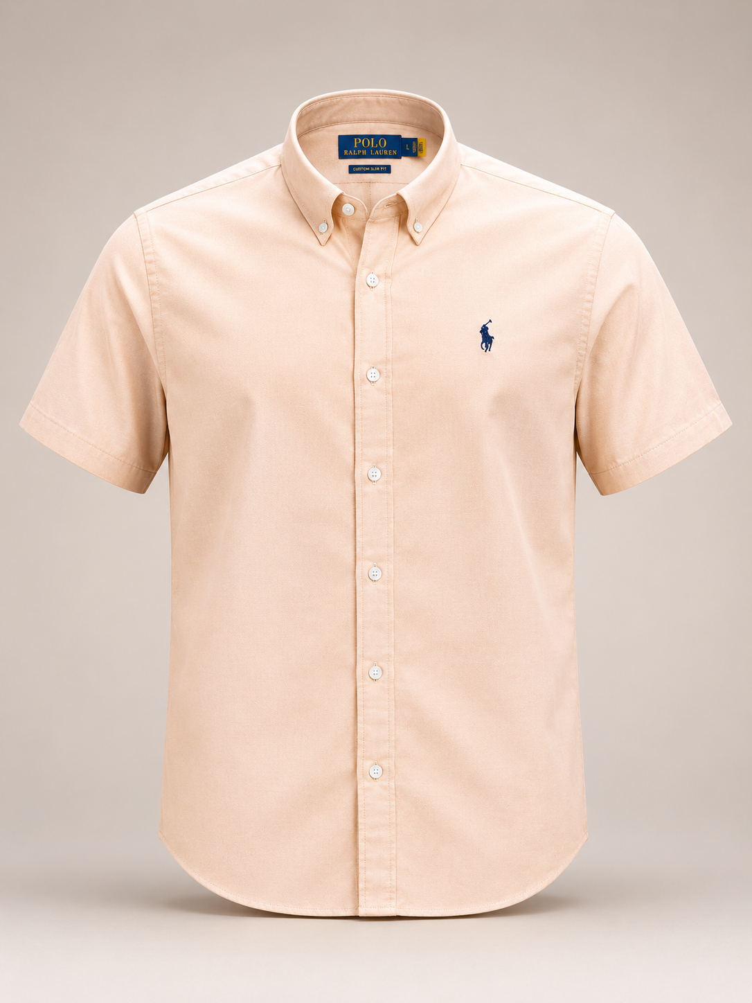 R_L Champagne Blush Oxford Shirt