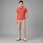 LA Coste Sunset Coral Polo T-Shirt