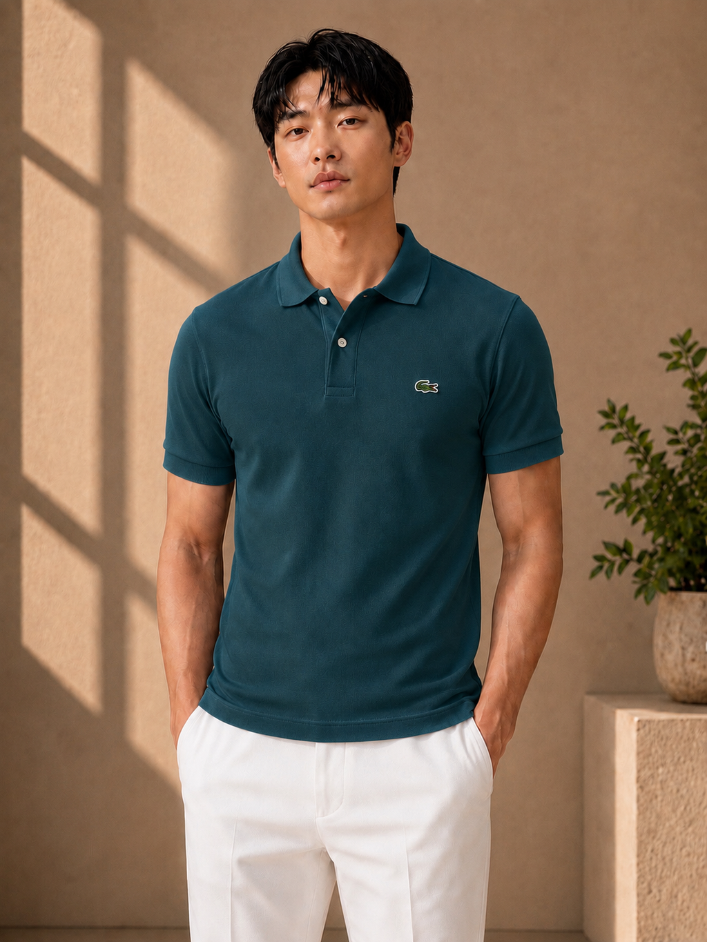 LA Coste Green Polo T-Shirt