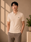 LA Coste Soft Beige Polo T-Shirt