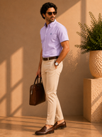 R_L Royal Lilac Oxford Shirt