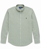 RL Polo Linen Blend Sage Grey Shirt