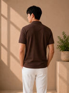 LA Coste Deep Cocoa Polo T-Shirt