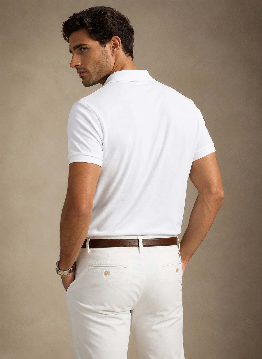 RL Polo Ivory White T-Shirt