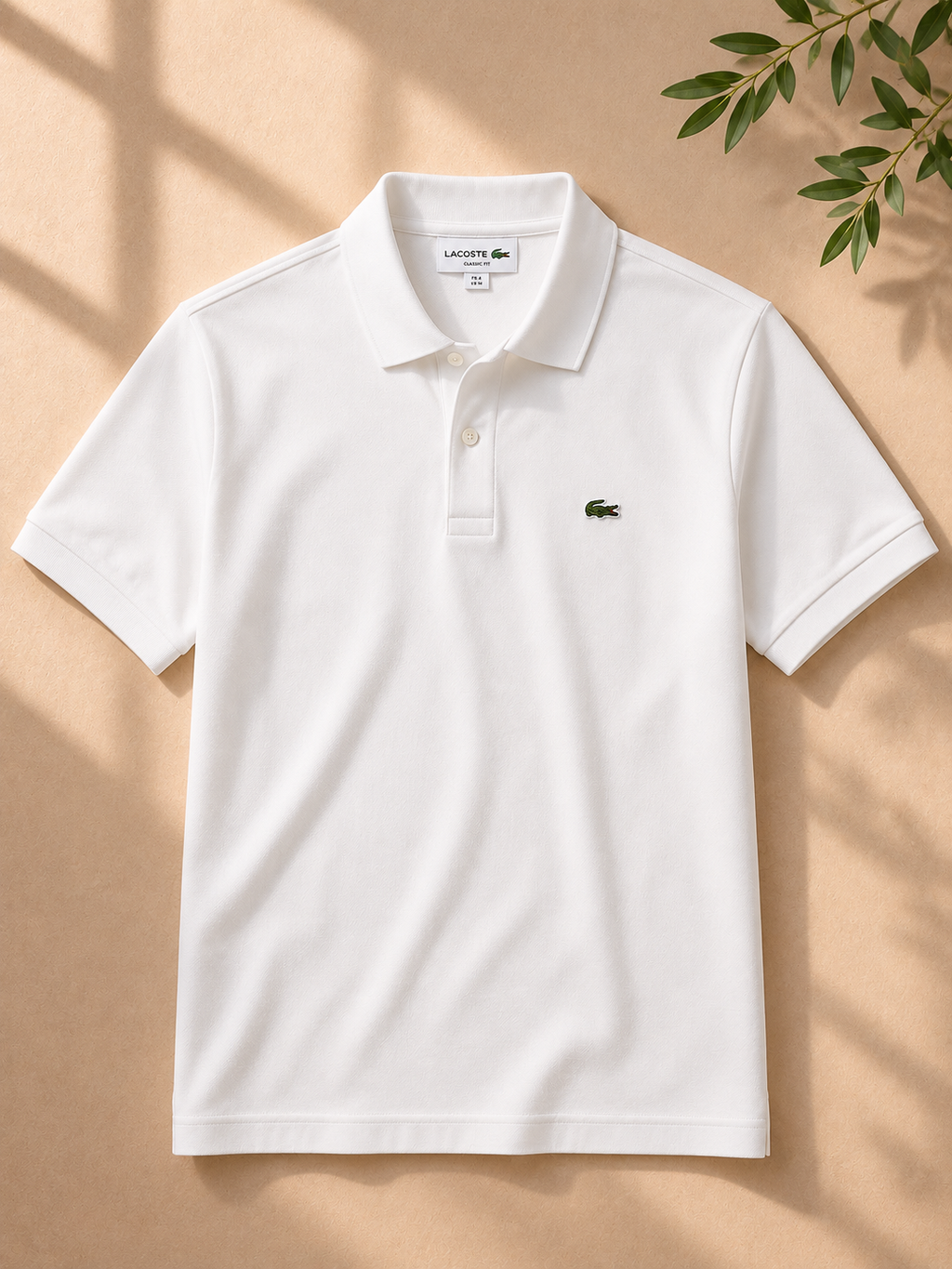 LA Coste White Polo T-Shirt
