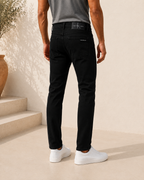 Tailored Slim Fit CK Jet Black Jeans