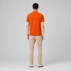 LA Coste Sunset Orange Polo T-Shirt