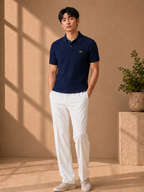 LA Coste Ink Blue Polo T-Shirt