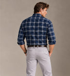 RL Polo Plaid Oxford Deep Navy Shirt