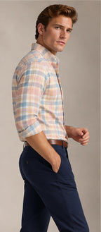 RL Polo Plaid Oxford Pastel Heritage Shirt