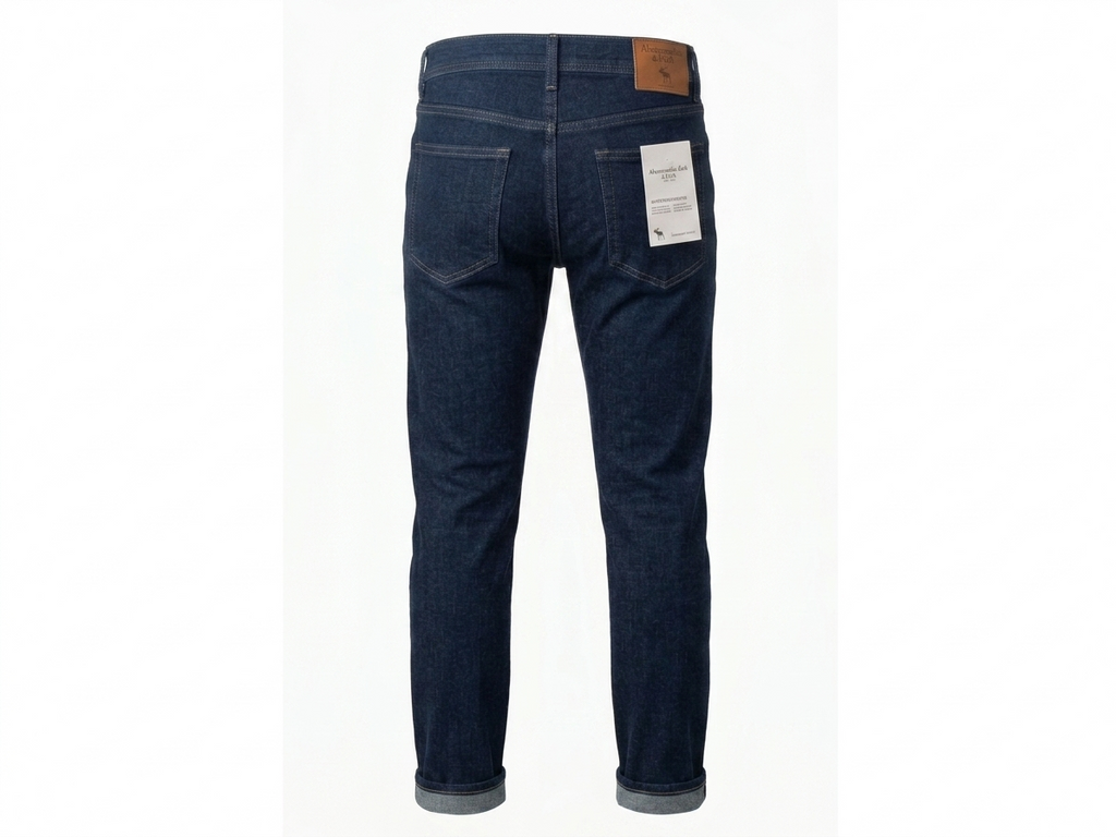 A&F Raw Wash Classic Blue Jeans
