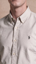 RL Polo Striped Linen Brown Shirt