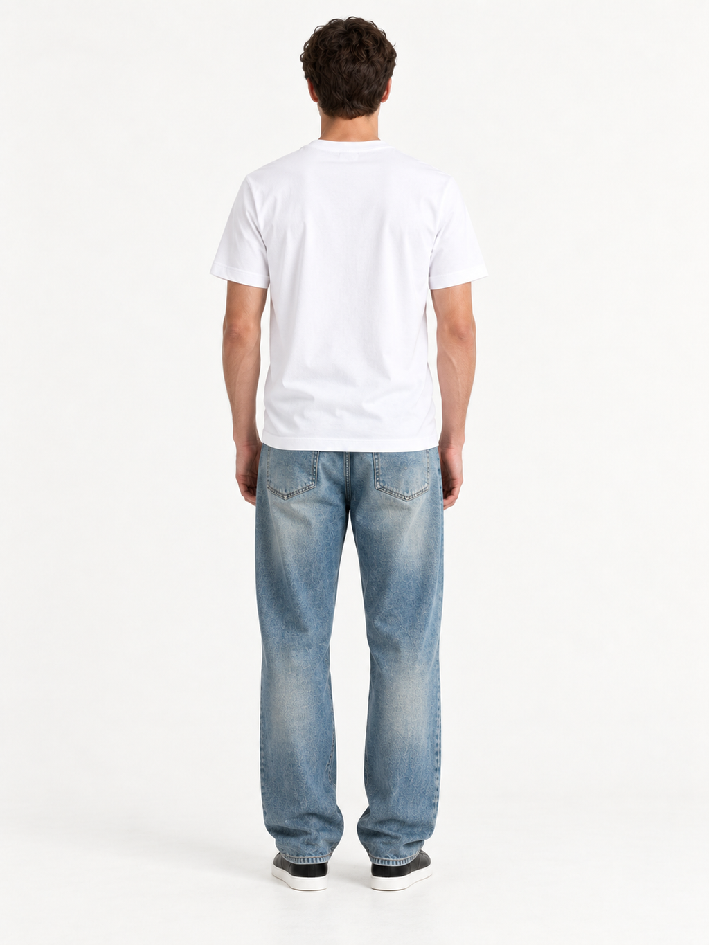 Tshirt With Bal_Main Paris Print