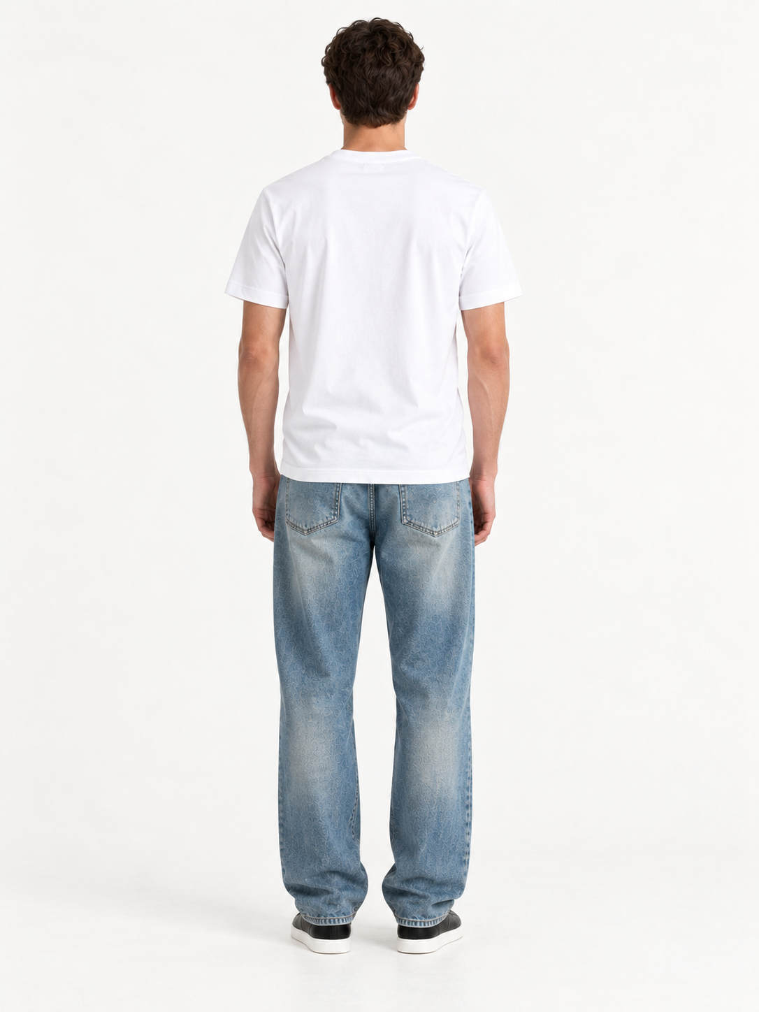 Tshirt With Bal_Main Paris Print